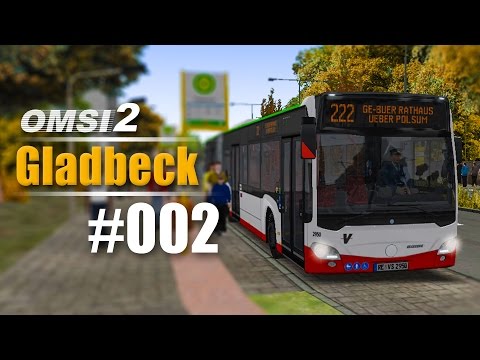 OMSI 2 Projekt Gladbeck 2016 Citaro 2 #002 - Enge Baustelle mit Gelenkbus