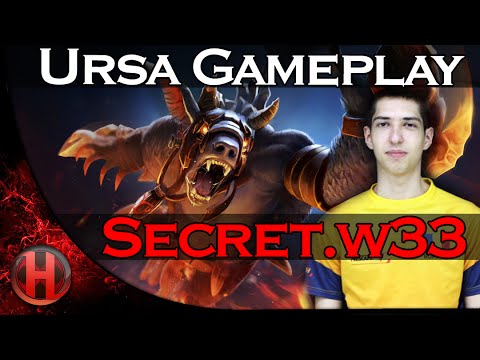Secret.w33 Ursa Gameplay Dota 2