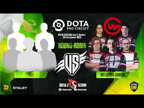 felt vs Wildcard Gaming - DPC NA 2021/22 Tour 3: Division I - Round-Robin - Game Highlights