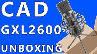 Video thumbnail for CAD GXL 2600USB Unboxing + Audio Test by Jacob & Jacob