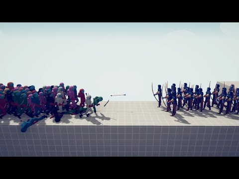 How many Archers to kill 200 Among Us Units? ► Totally Accurate Battle Simulator - TABS UNIT CREATOR