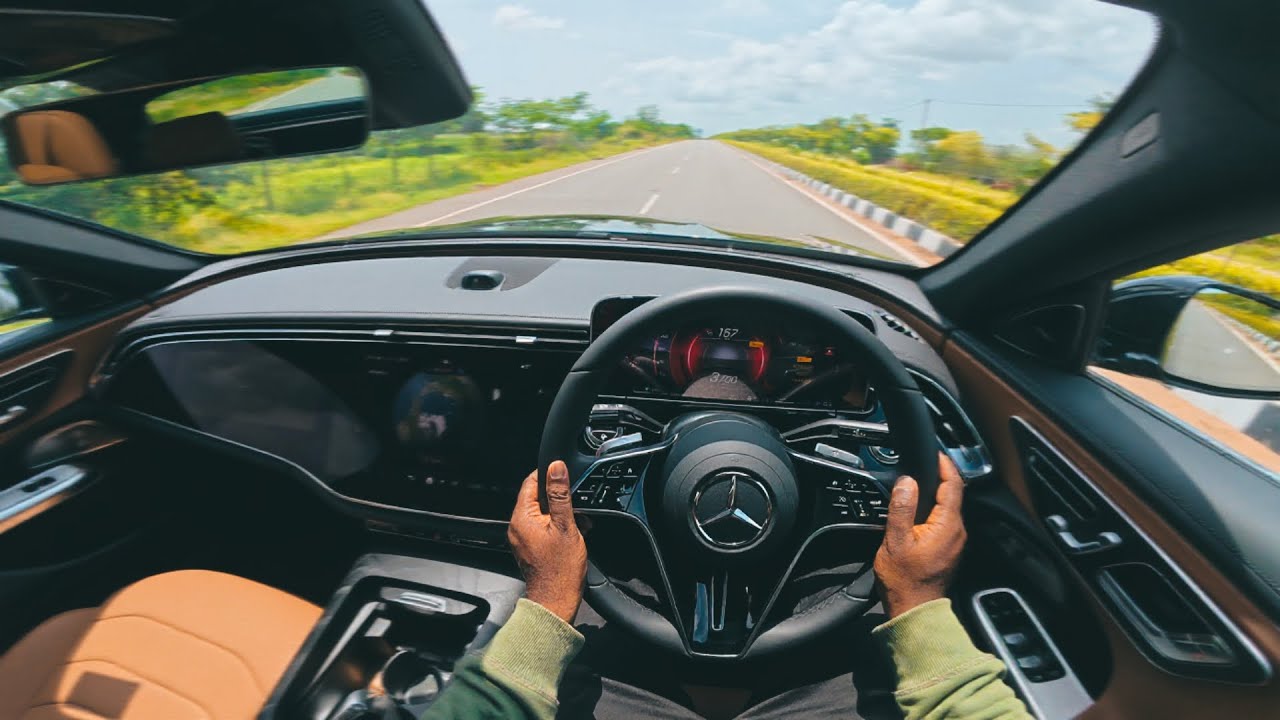 Mercedes Benz E Class E220D POV Drive Review | A Luxury Liner on 4 Wheels