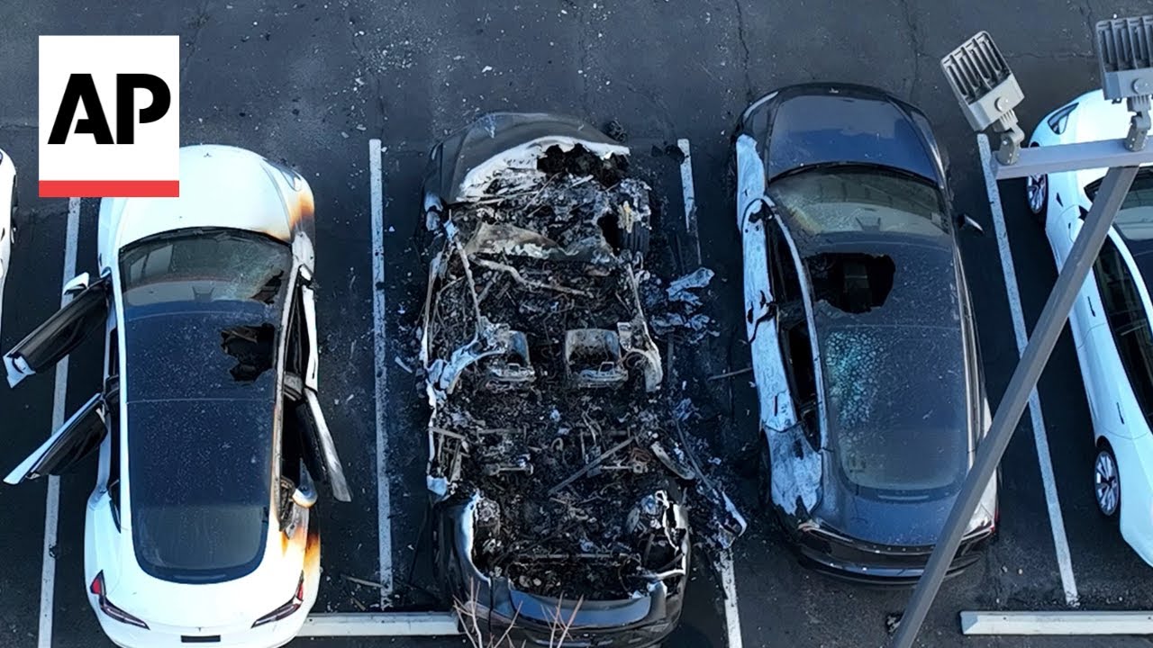 Man accused of setting fire to Tesla vehicles in Las Vegas arrested, police say