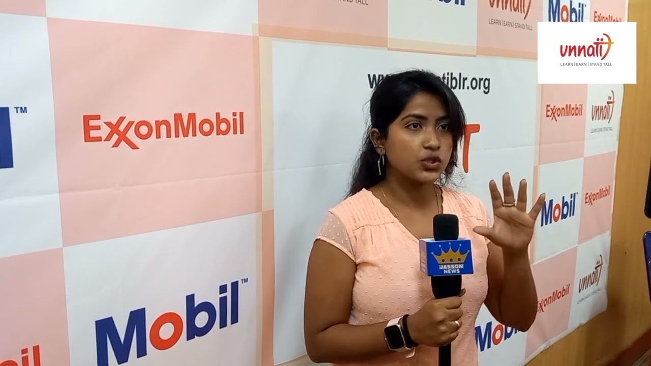 Unnati is a great platform for underprivileged and village-background youths says Sushma V | @ HPE