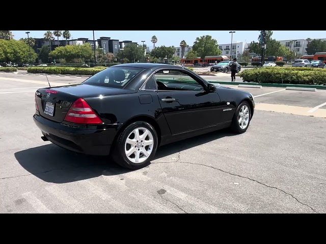 2000 MERCEDES-BENZ SLK-CLASS CONVERTIBLE BLACK AUTOMATIC - MJG Auto Sales LLC in Sacramento, CA  34.17228381499376, -118.375146269815