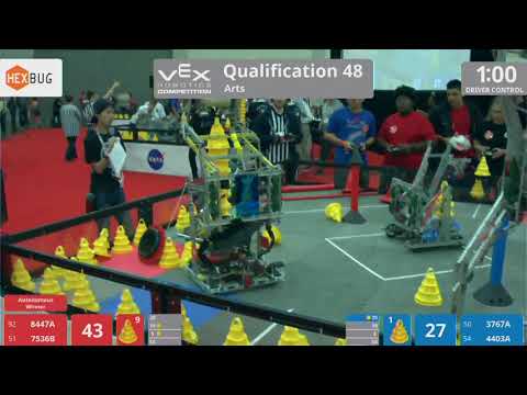 2018 VRC Arts Q48 - 8447A 7536B vs 3767A 4403A - 108 to 39