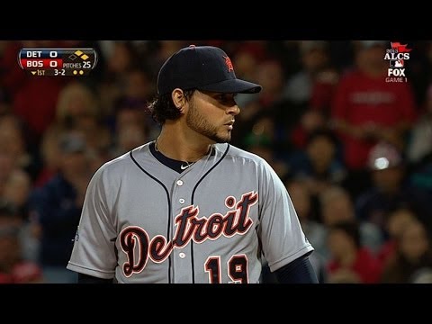 ALCS Gm1: Anibal fans 12 over six hitless frames