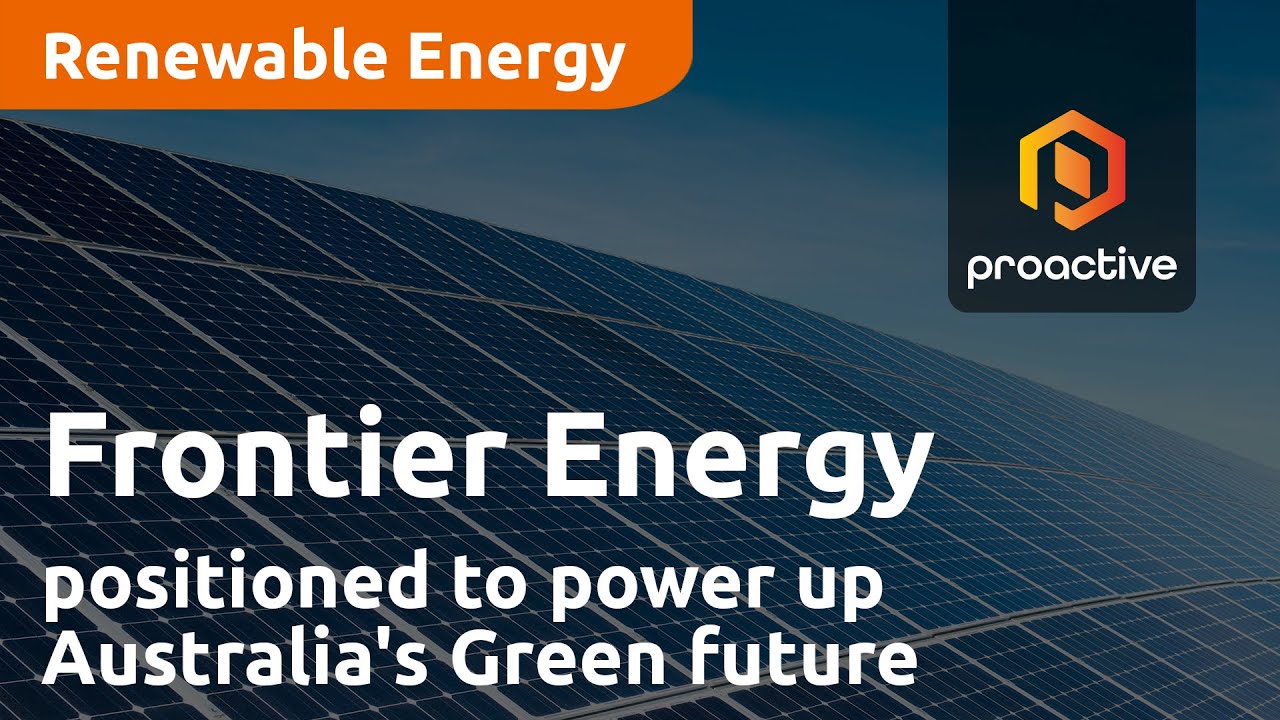 Frontier Energy's Waroona Renewable Energy Project positioned to power up Australia's Green future