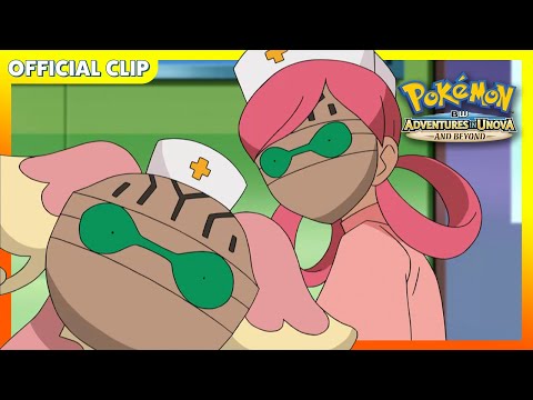 A Town of Beheeyem Faces | Pokémon: BW Adventures in Unova and Beyond | Official Clip