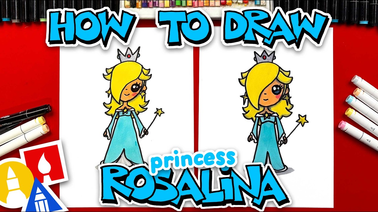 How To Draw Princess Rosalina from Super Mario Galaxy