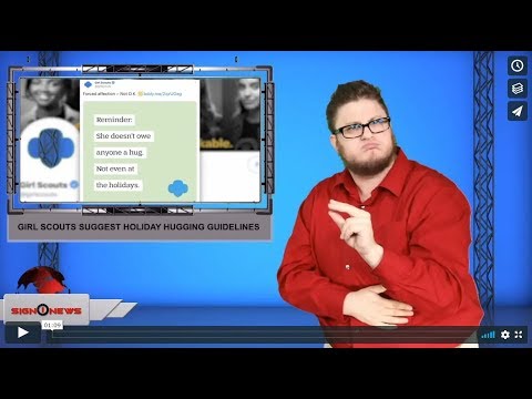 Girl scouts suggest holiday hugging guidelines (ASL - 11.27.19)
