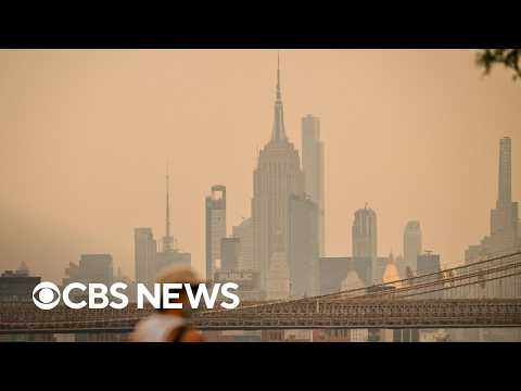 Wildfires bringing terrible air quality, hazy skies to much of the Midwest and Northeast
