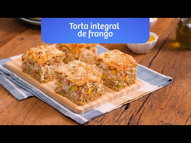 Torta integral de frango