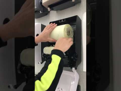 Wall Mount Paper Holder Auto Cut Jumbo Roll Tissue Dispenser