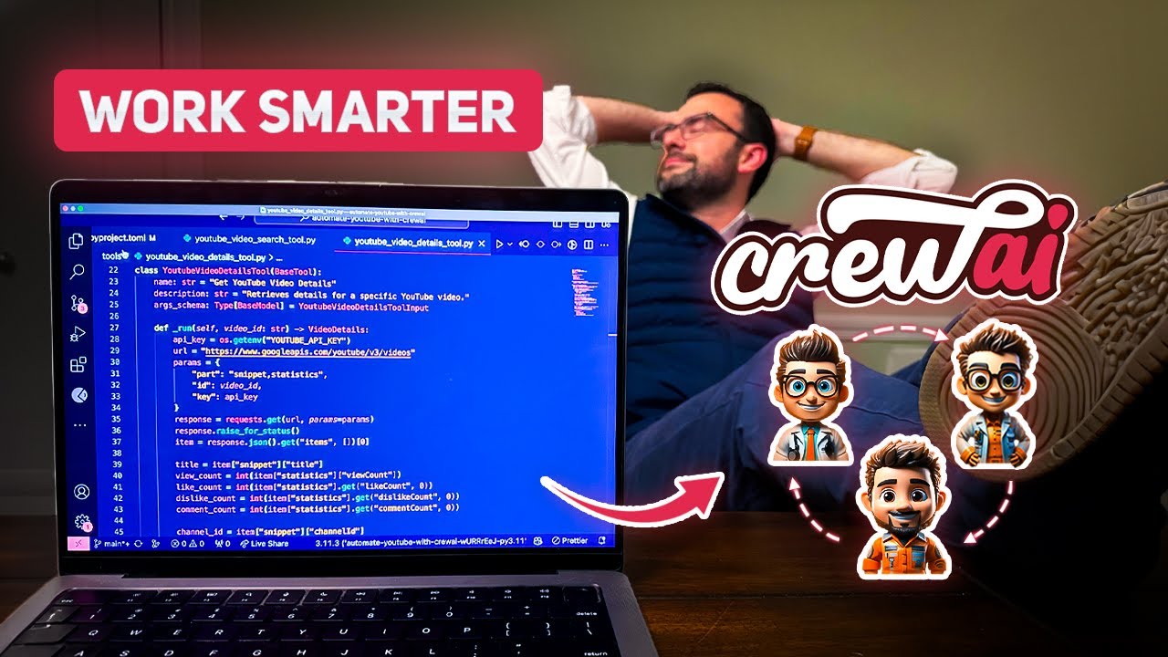 I Automated My YouTube Channel With CrewAI [Free Source Code Included]