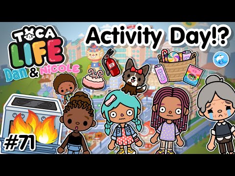 Toca Life City | Activity Day!? #71 🐶 (Dan & Nicole series) Toca Boca