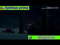 Transformers Prime Optimus Prime Vs Megatron Star Saber Battle With Healthbars