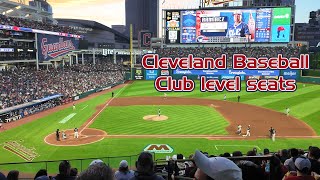 Cleveland Baseball. Club Level Seats and Benefits. Fireworks and A Home Run WIN!