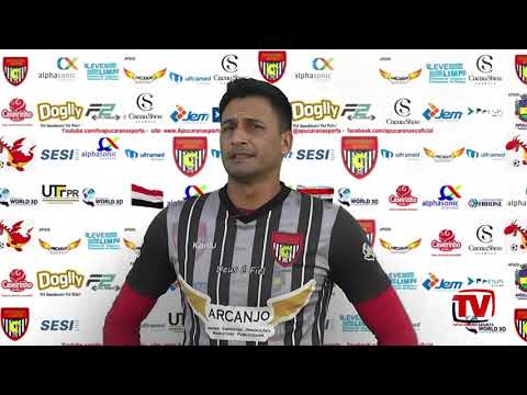 TV APUCARANA SPORTS - EXPERIENTE GOLEIRO RUDI FALA SOBRE O APUCARANA SPORTS E SUA CARREIRA