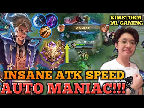 NATAN BEST BUILD 2022 | PERFECT MANIAC | MYTHIC RANK GAMEPLAY | KIMSTORM ML GAMING | NATAN MLBB 2022
