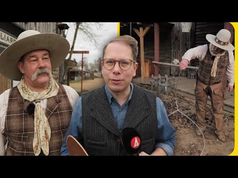 Han gjorde om trädgården till en cowboy-stad! | Nyhetsmorgon | TV4 & TV4 Play