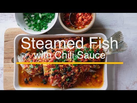 Steamed fish with Chili Sauce