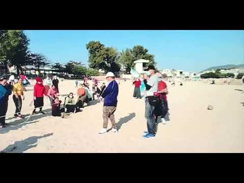 Church Outing @Shek-O beach. Tug of war.