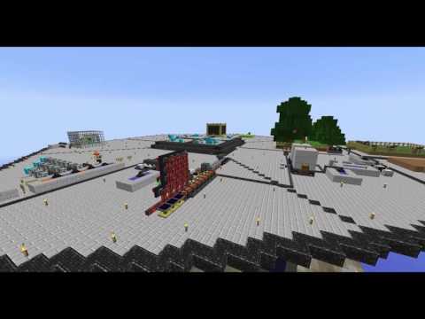 (5x speed) Infinity skyblock timelapse: road to ME