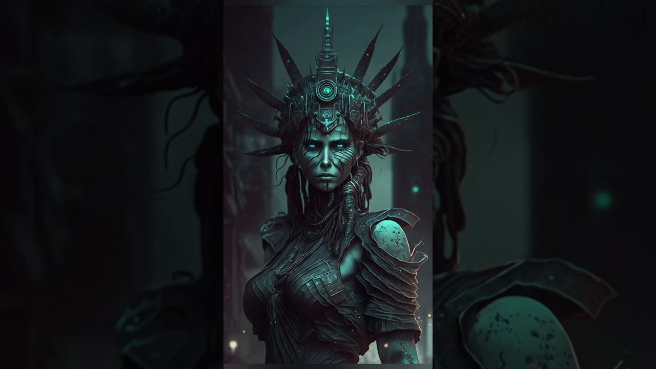 statue of liberty #midjourney #stablediffusion #neurons #shorts #shortvideo