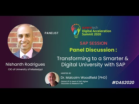 Transforming to a Smarter&Digital University with SAP, Nishanth ...