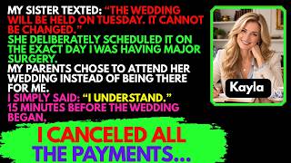 Download lagu My Sister Deliberately Scheduled Her Wedding On The Same Day As My Major Surgery. She Texted... mp3