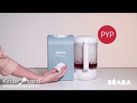 Beaba Babycook Express trintuvas-garintuvas, pilkas (Velvet pilkas) video