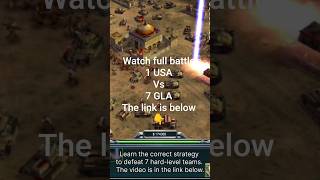 1 vs 7 USA vs GLA Generals Zero Hour #zerohour #commandandconquer