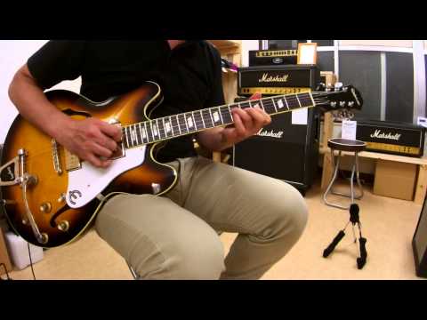 Epiphone Elitist Casino 2002 - 2019 - Vintage Sunburst image 7