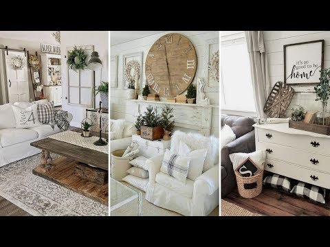 ❤DIY Chic style Modern Farmhouse Living room decor...