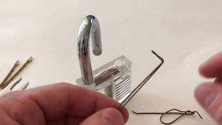 How to Pick a Lock with two thin bobby pins - #1