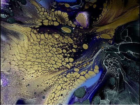 #116.  Experimenting with DecoArt Metallics and some Dutch Pours