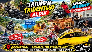 Triumph Trident 660 Aldık | Cfmoto 450MT Ducati 950S Adv350 ile Antaly