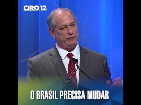 O Brasil precisa mudar com Ciro Gomes