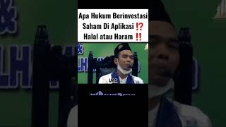 Download lagu Apa Hukum Berinvestasi Saham Di Aplikasi ? Halal atau Haram ? - UAS mp3