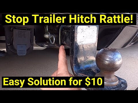 Stop Trailer Hitch Noise! ✅ No More Rattle in Your Receiver!  Easy Fix for $10.
