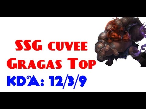 Korea Challenger LOL - SSG cuvee - Gragas Top lane (Apr 12, 2017)