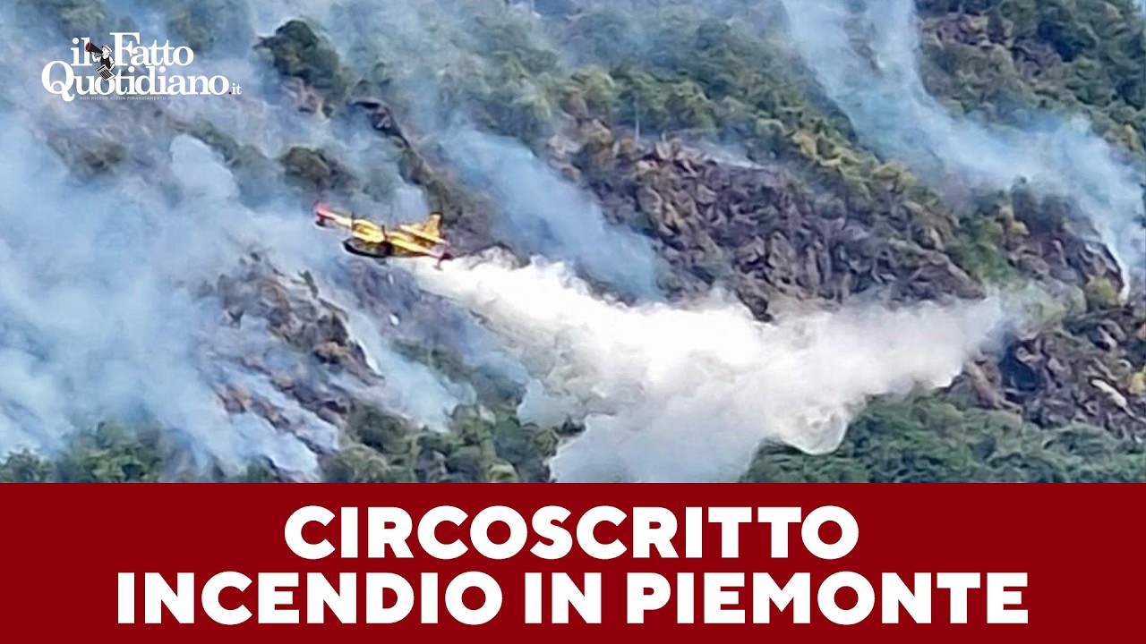 Incendio a Premosello, dopo 10 giorni circoscritto il rogo in Piemonte