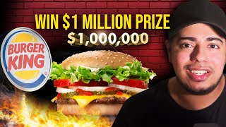 $1 Million Burger King Competition is Crazy | You can WIN