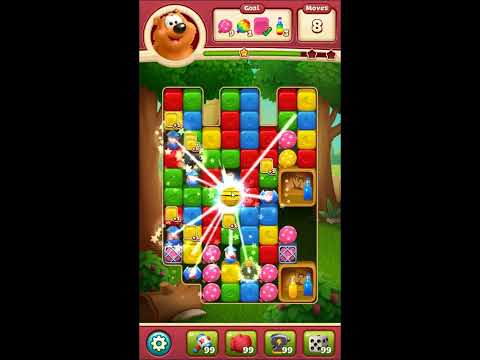 Toon Blast Level 6493 - NO BOOSTERS 🐻🐺🐱 | SKILLGAMING ✔️