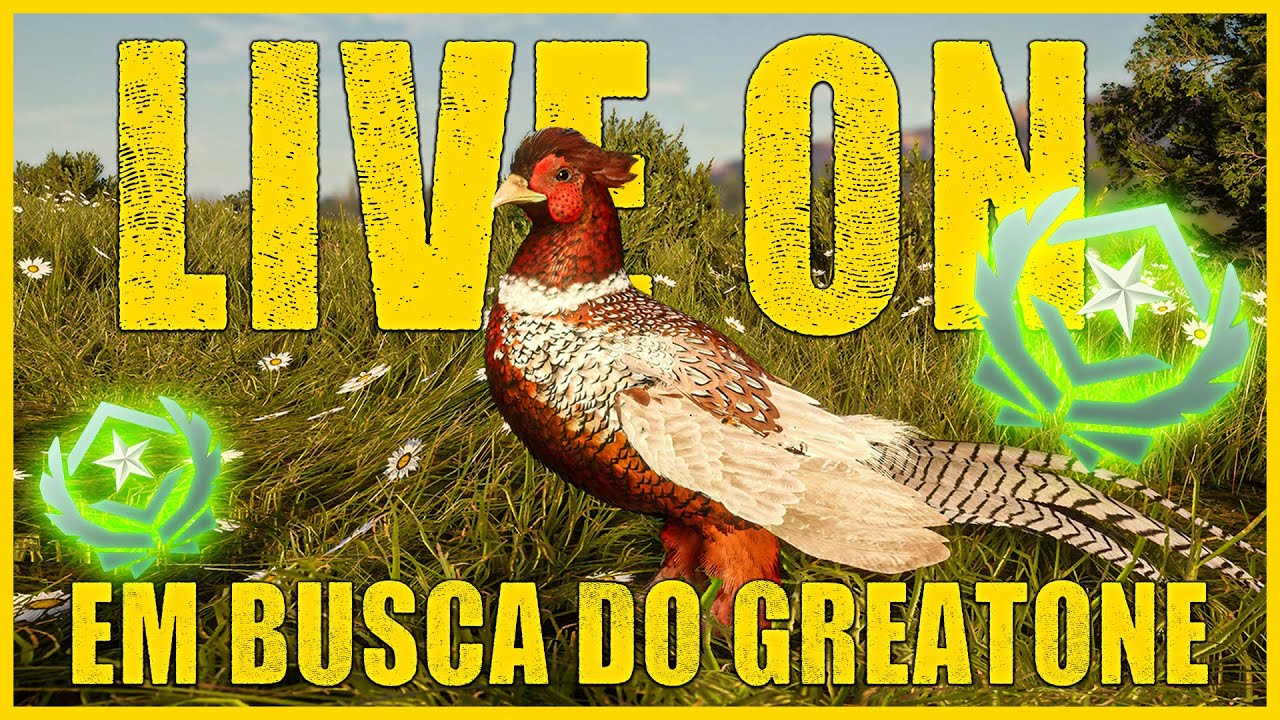 🔴LIVE ON - EM BUSCA DO GREATONE - #THEHUNTERcallofthewild - !mudanças !FRALDA !pix