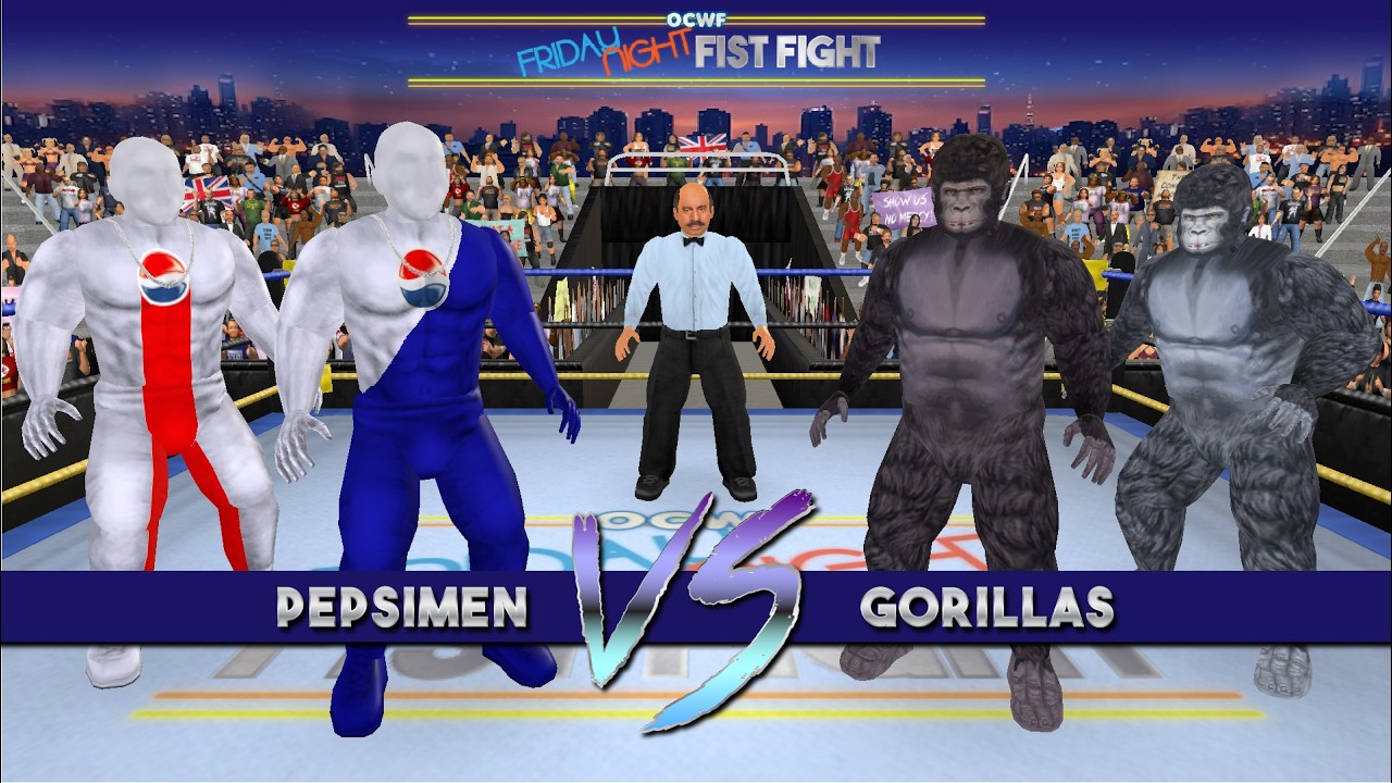 OCWF S1491 Pepsimen VS Gorillas