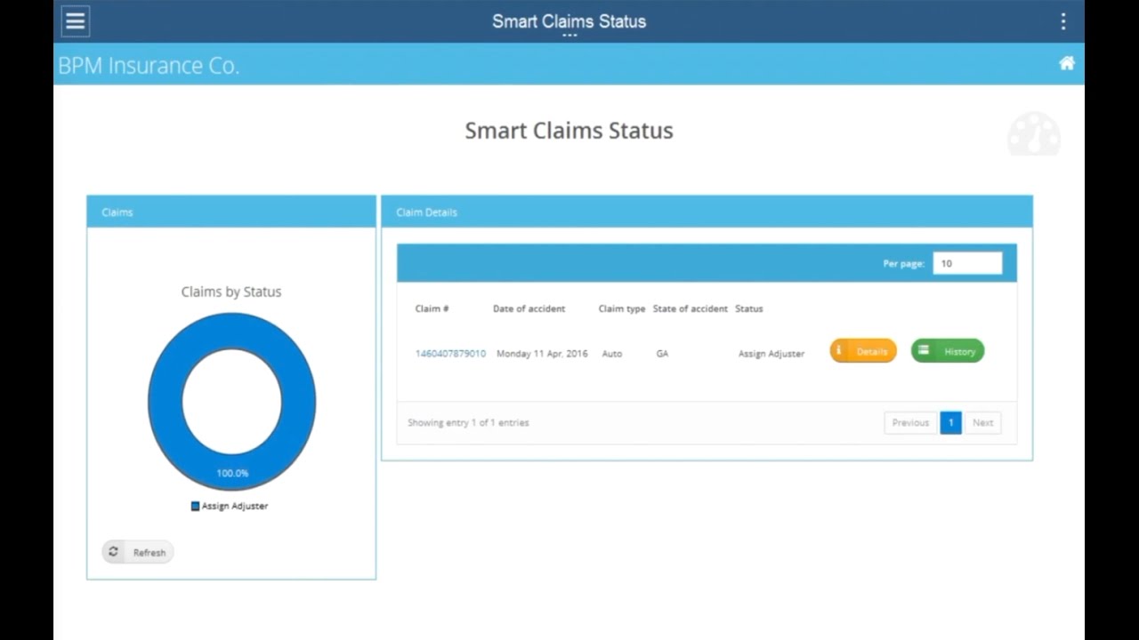IBM Business Process Manager (BPM): Smart Claims auto insurance demo