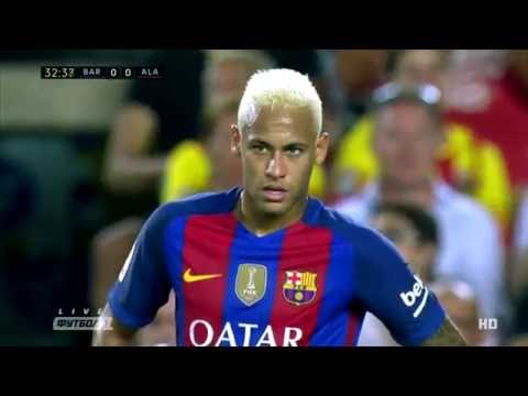 Neymar vs Deportivo Alavés HD 720p  (10/09/2016)