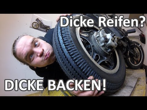 Dicke Bobber Reifen für die Güllepumpe: Shinko E270